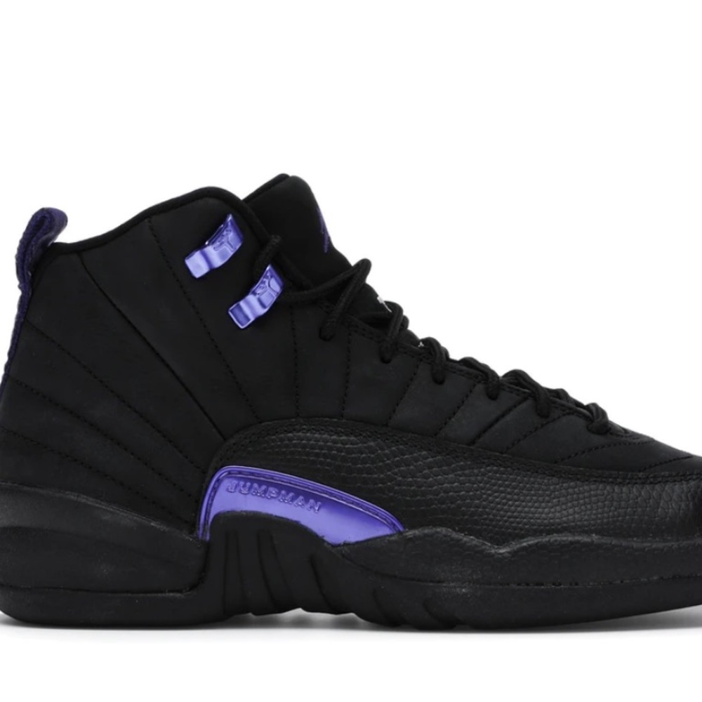 Blue and purple Jordan 12s